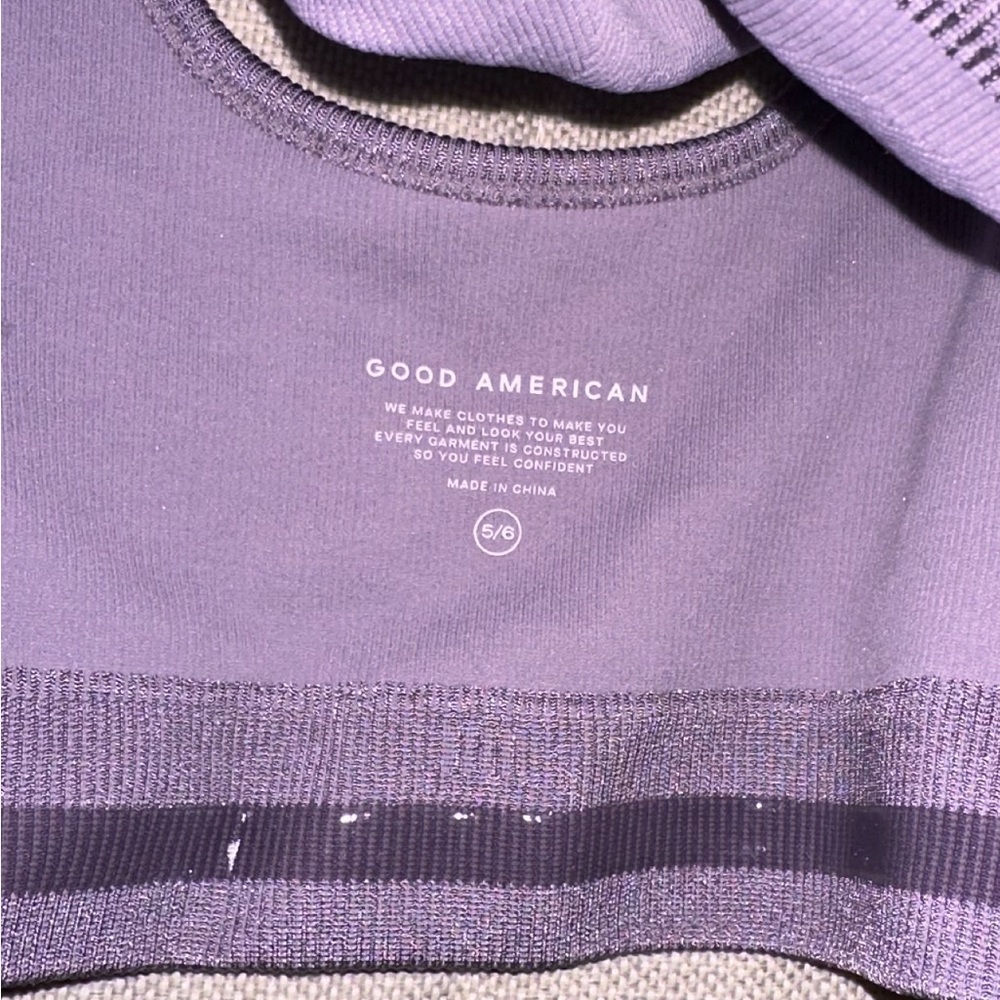 Good American Shine Ribbed Bralette 2X/3X new with tags - Picture 9 of 10